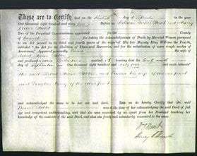 Deed by Married Women - Emma Hobbes-Original Ancestry