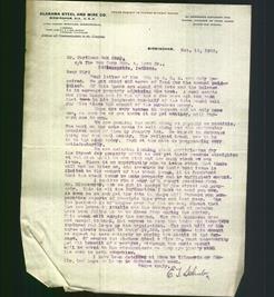 Letterhead - Alabama Steel And Wire Co.