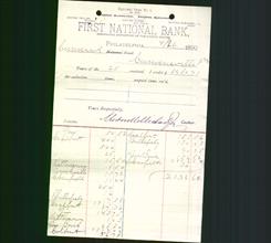 Bank Letterhead - First National Bank