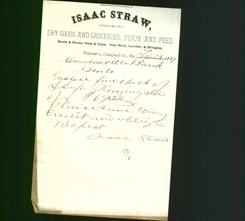 Business Letterhead - Isaac Straw