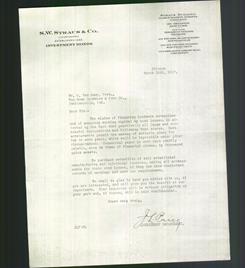 Letterhead - S.W. Straus & Co.