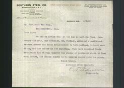 Letterhead - Alabama Steel And Wire Co.