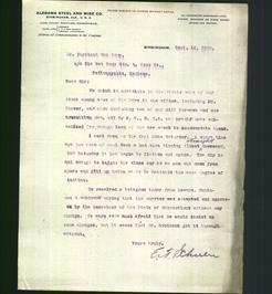 Letterhead - Alabama Steel And Wire Co.