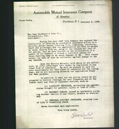 Letterhead - Automobile Mutual Insurance Company