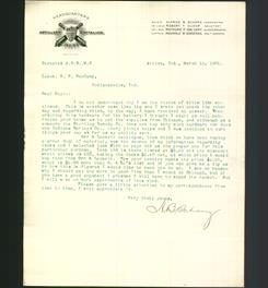 Letterhead - Artillery Battalion