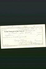 Wakefield, Massachusetts Payment Voucher - Washington Libbey
