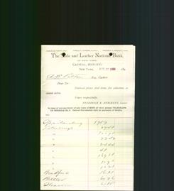 Bank Letterhead - Hide and Leather National Bank