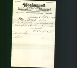 Bank Letterhead - Moshannon Banking Company