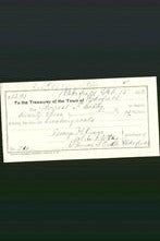 Wakefield, Massachusetts Payment Voucher - Forrest F Sibley