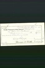 Wakefield, Massachusetts Payment Voucher - John W Mathews