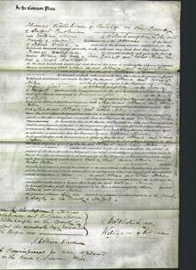 Court of Common Pleas - Albina Garratt and Esther Helen Hawkinford-Original Ancestry