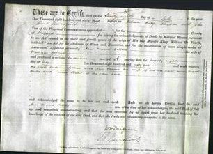 Deed by Married Women - Ann Maria Collins-Original Ancestry