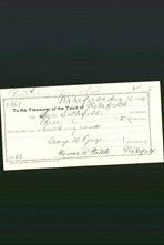Wakefield, Massachusetts Payment Voucher - Levi Littlefield