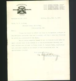 Letterhead - Artillery Battalion