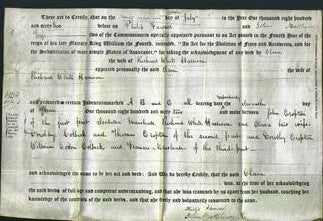 Deed by Married Women - Clara Harrison-Original Ancestry