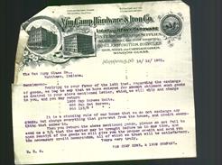 Letterhead - Van Camp Hardware & Iron Co.