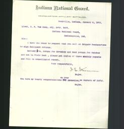 Letterhead - Indiana National Guard