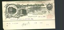 Letterhead - Van Camp Hardware & Iron Co.
