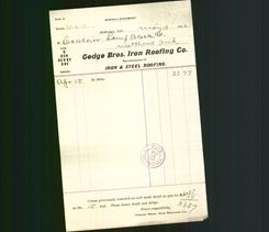 Statement - Gedge Bros. Iron Roofing Co.