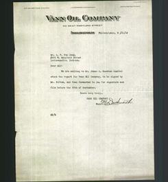 Letterhead - Vann Oil Company