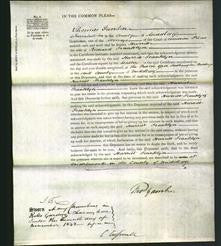 Court of Common Pleas - Harriet Franklyn-Original Ancestry