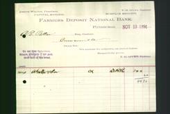 Bank Letterhead - Farmers Deposit National Bank