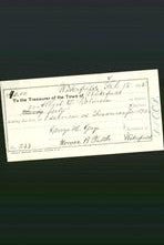 Wakefield, Massachusetts Payment Voucher - Albert O Robinson