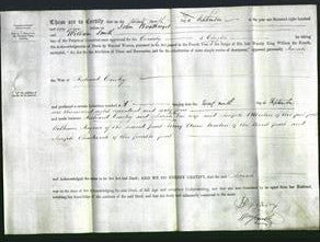 Deed by Married Women - Sarah Cawley-Original Ancestry