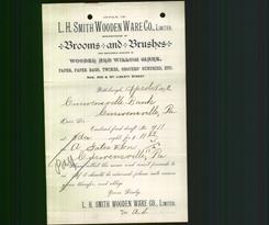 Business Letterhead - L. H. Smith Wooden Ware Company Limited