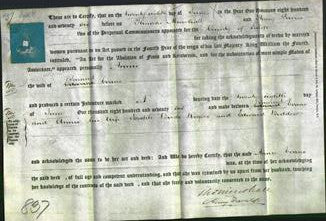 Deed by Married Women - Anne Evans-Original Ancestry