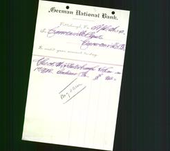 Bank Letterhead - German National Bank