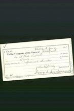 Wakefield, Massachusetts Payment Voucher - Arthur L Foote