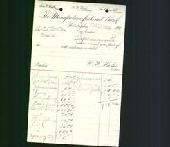 Bank Letterhead - Manufacturers National Bank