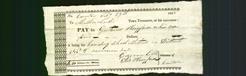 Receipt - Abiathar Austin and Gustavus Hayford