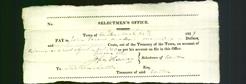 Receipt - John Parsons and Abiathar Austin