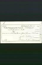 Wakefield, Massachusetts Payment Voucher - W S Davis