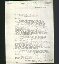 Letterhead - Biddle Purchasing Co.