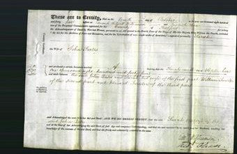 Deed by Married Women - Sarah Bates-Original Ancestry