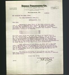 Letterhead - Biddle Purchasing Co.