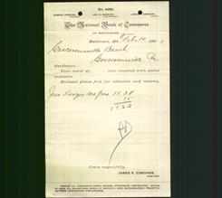 Bank Letterhead - National Bank of Commerce