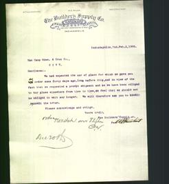 Letterhead - The Builder's Supply Co.