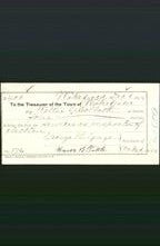 Wakefield, Massachusetts Payment Voucher - Walter G Colbath