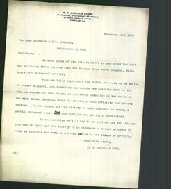 Letterhead - E.C. Abdill's Sons