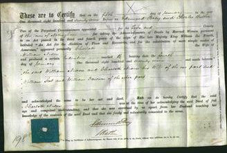 Deed by Married Women - Charlotte Nixon-Original Ancestry