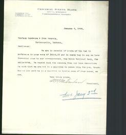 Letterhead - Central State Bank