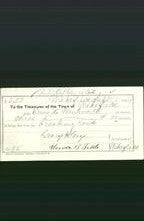 Wakefield, Massachusetts Payment Voucher - Orrin H Wentworth