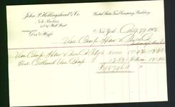 Letterhead - John P. Hollingshead & Co.