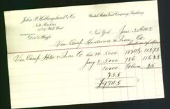 Letterhead - John P. Hollingshead & Co.