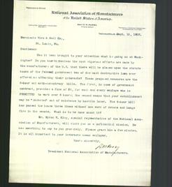 Letterhead - National Association of Manufacturers