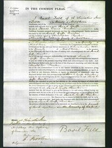 Court of Common Pleas - Sarah Goffe Burton-Original Ancestry